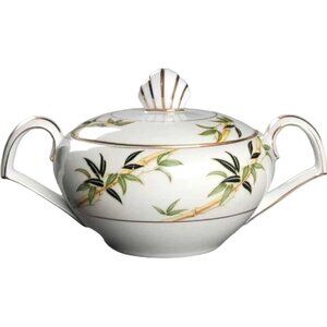 Kent Bali Hai MCM Bamboo Sugar Bowl &Lid